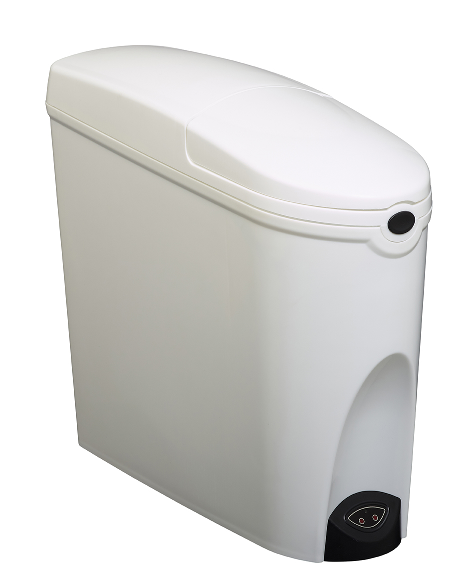 POUBELLE HYGIENE FEMININE AUTOMATIQUE 20L - Blanc - ROSSIGNOL